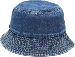 Umeepar Unisex Cotton Packable Denim Bucket Hat Beach Sun Hat for Men Women