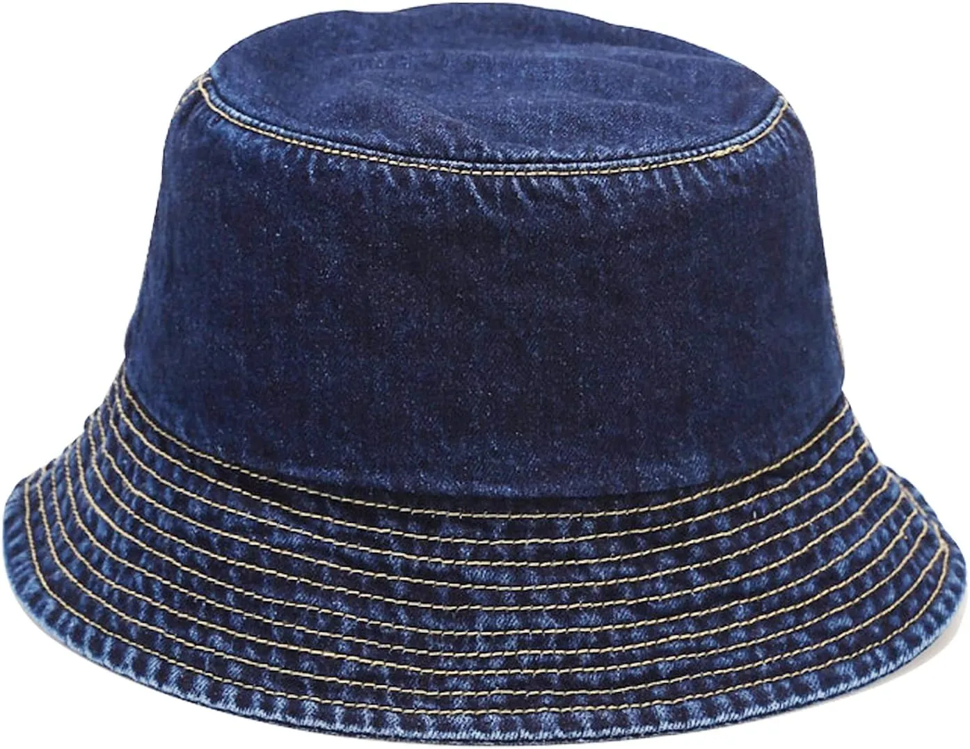 Umeepar Unisex Cotton Packable Denim Bucket Hat Beach Sun Hat for Men Women