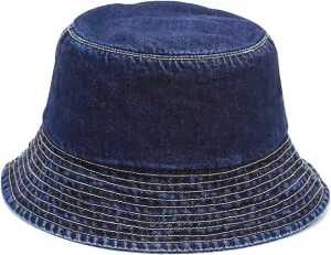 Umeepar Unisex Cotton Packable Denim Bucket Hat Beach Sun Hat for Men Women