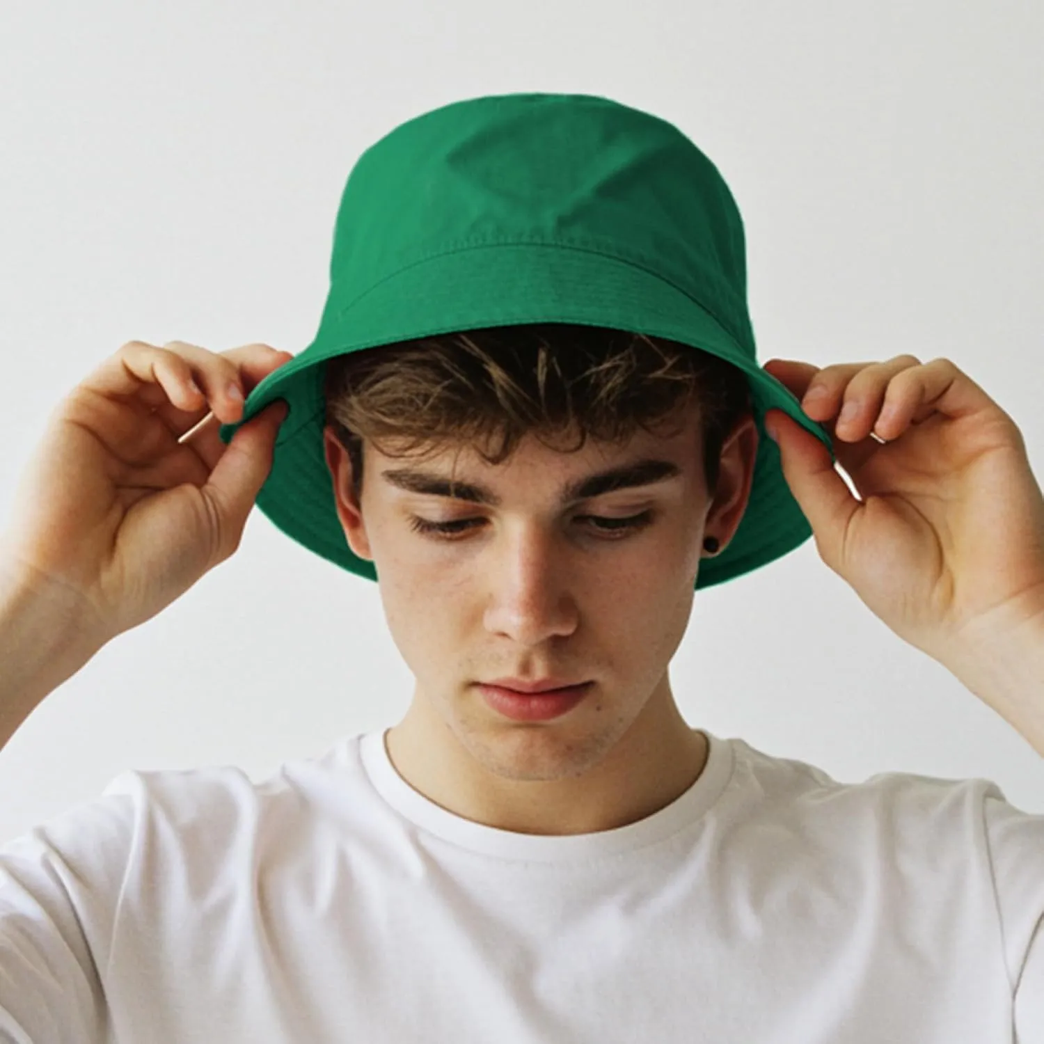 Unisex Athletic Bucket Hat Solid Colors Sun Hat with UV Protection for Outdoor Sports Packable Summer Hats