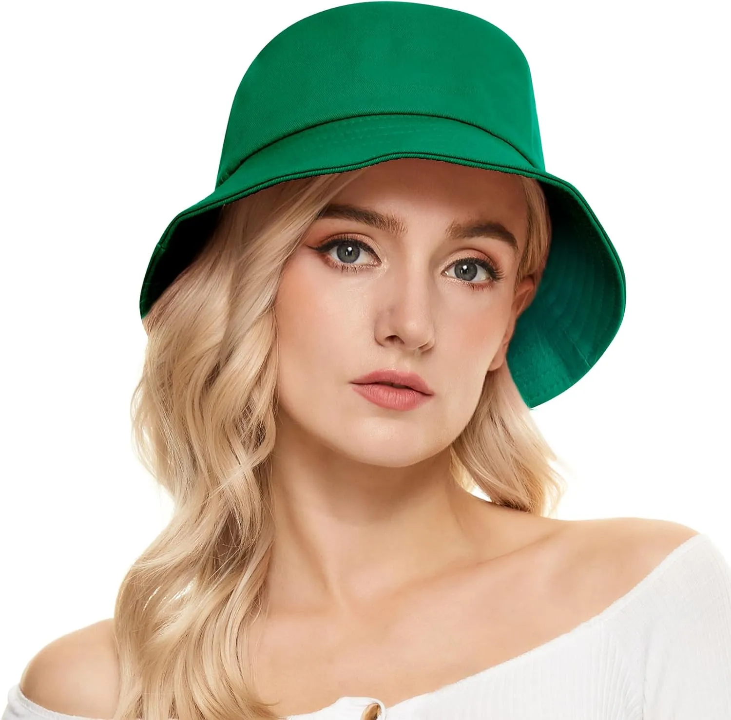 Unisex Athletic Bucket Hat Solid Colors Sun Hat with UV Protection for Outdoor Sports Packable Summer Hats