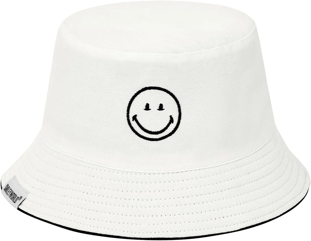 Unisex Bucket Hats Beach Summer Sun Hat with UV Protection for Women Men SmileyWorld