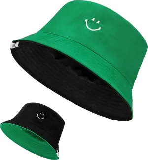 Unisex Bucket Hats Beach Summer Sun Hat with UV Protection for Women Men SmileyWorld