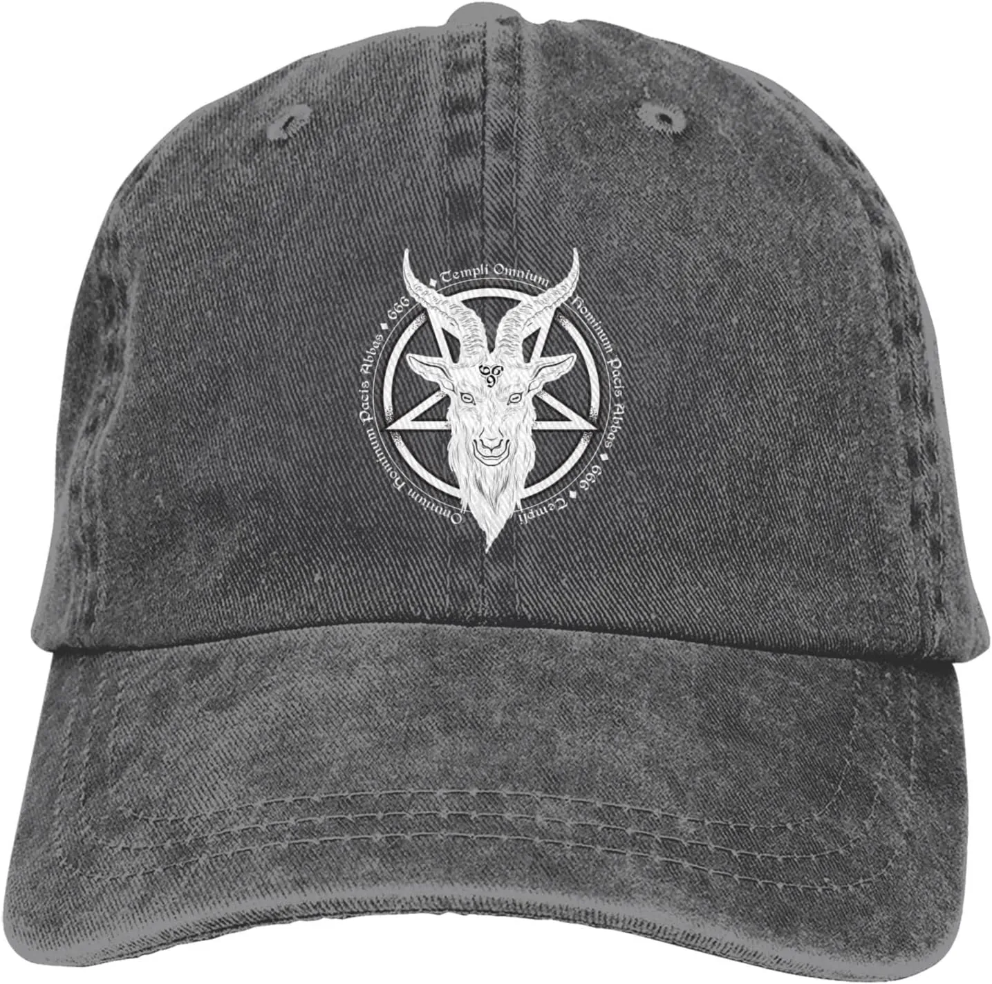 Unisex Vintage Washed Distressed Denim Baseball Cap Adjustable Cotton Baseball Hat for Men Women
