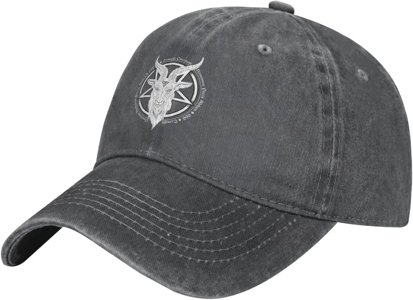 Unisex Vintage Washed Distressed Denim Baseball Cap Adjustable Cotton Baseball Hat for Men Women