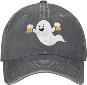 Unisex Vintage Washed Distressed Denim Baseball Cap Adjustable Cotton Baseball Hat for Men Women