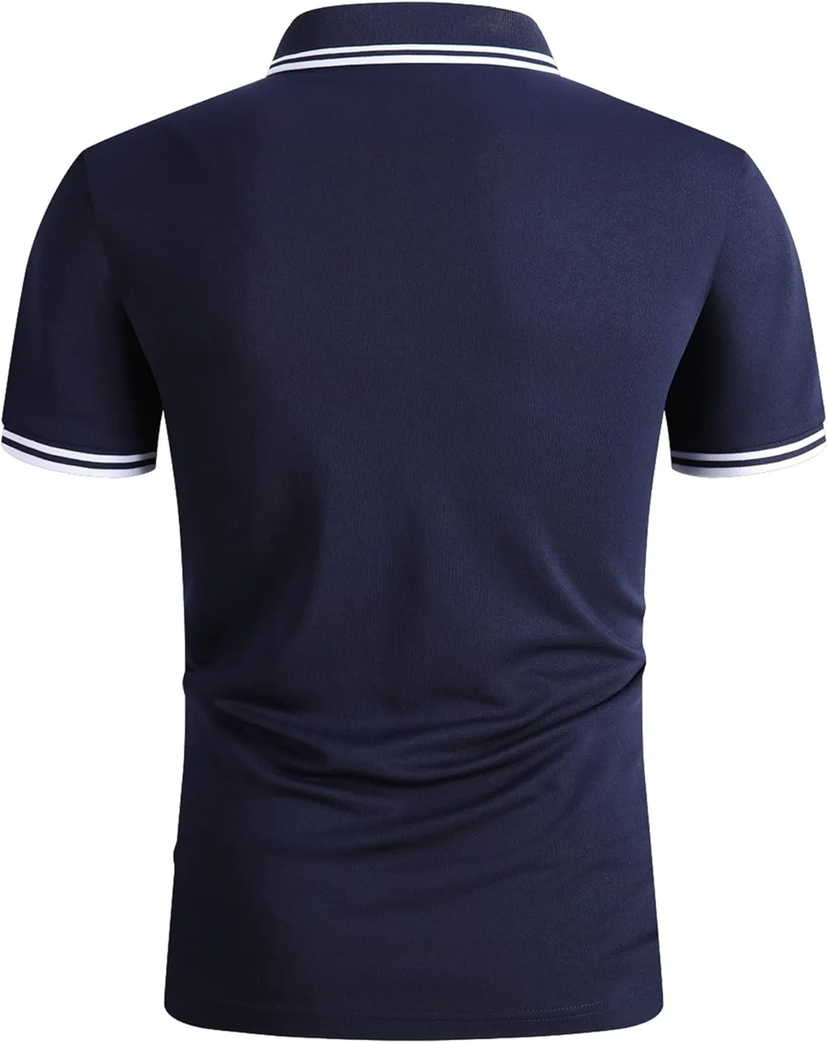 V VALANCH Polo Shirts for Men 3 Pack Golf Shirts Short Sleeve Moisture Wicking Collared Tennis Shirt Casual Stylish