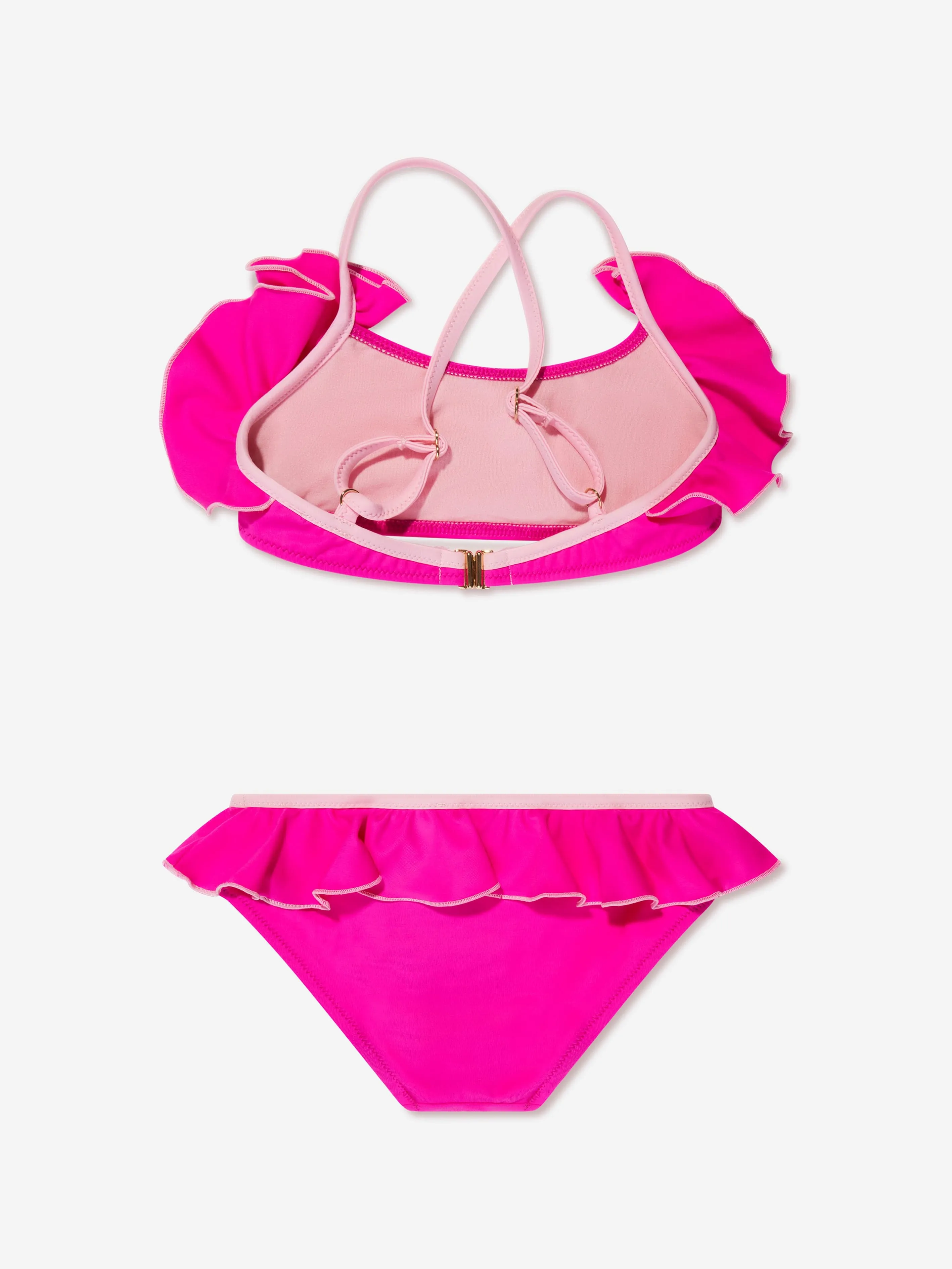 Versace Girls Logo Bikini in Pink