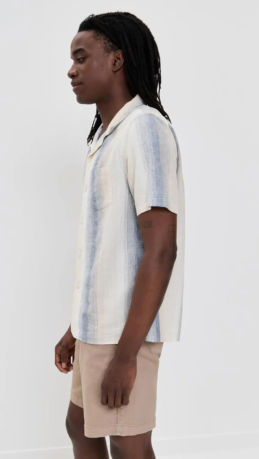 Vince Men's Striped Cabana Shirt