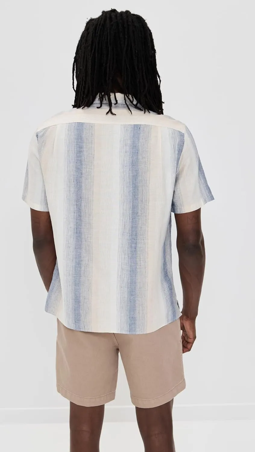 Vince Men's Striped Cabana Shirt