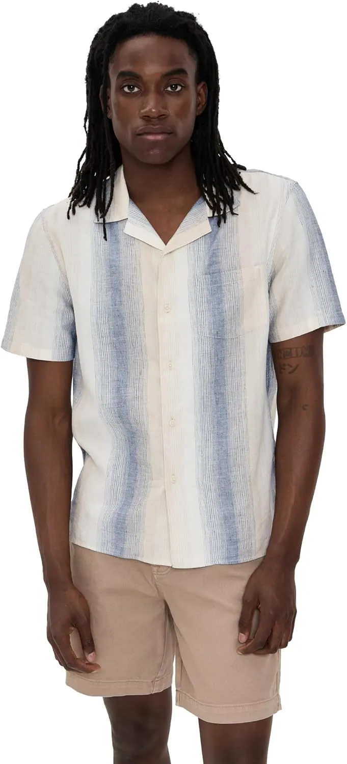 Vince Men's Striped Cabana Shirt