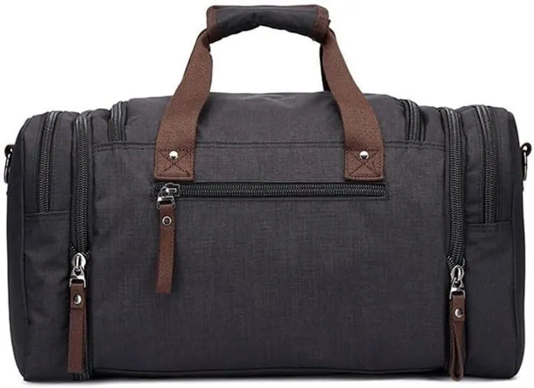 Vintage Travel Hand Bag Carry on Overnight Weekend Gym On Luggage for Men Duffel Water Resistant Laptop Bag