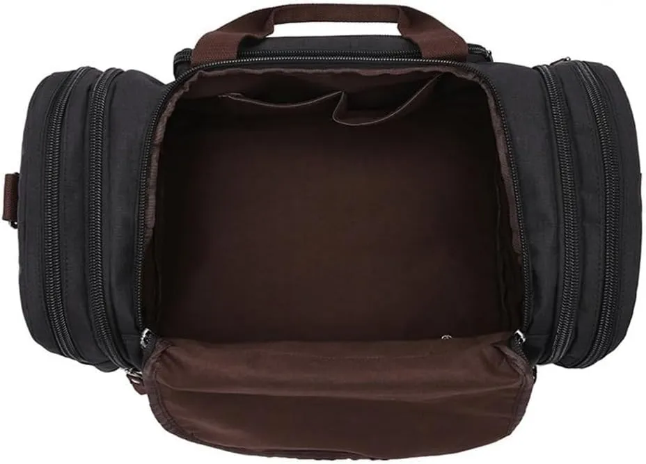 Vintage Travel Hand Bag Carry on Overnight Weekend Gym On Luggage for Men Duffel Water Resistant Laptop Bag