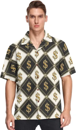 visesunny Hawaiian Bowling Shirts for Men Short Sleeve Regular Fit Summer Beach Casual Button Down Aloha Shirts S-3XL