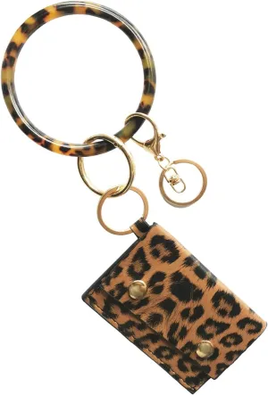 Wallet Keychain Wristlet for Women Key Chain Wristband Key Ring Bracelet, free size