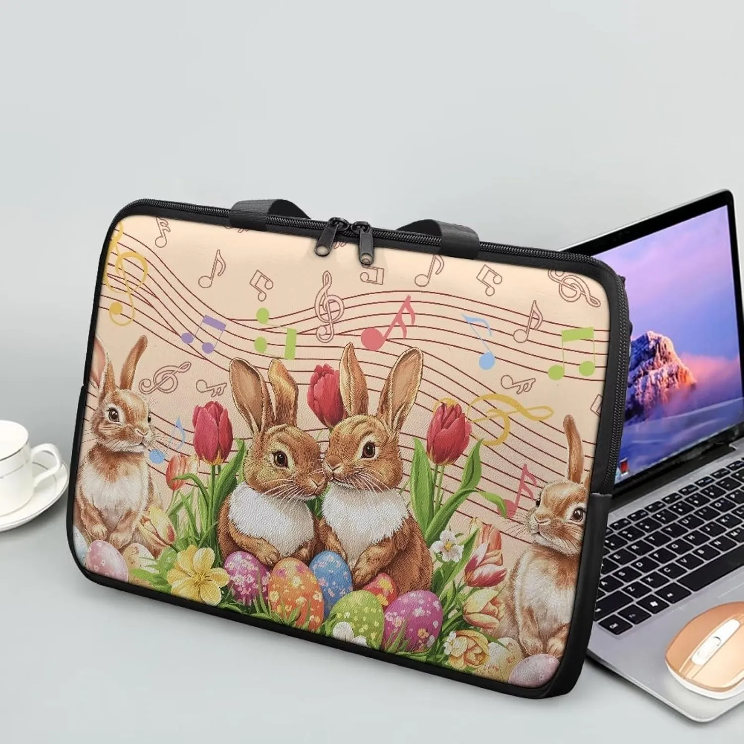 Water-Resistant Laptop Bag Leather Womens Laptop Carrying Case 10 12 13 15 17inch