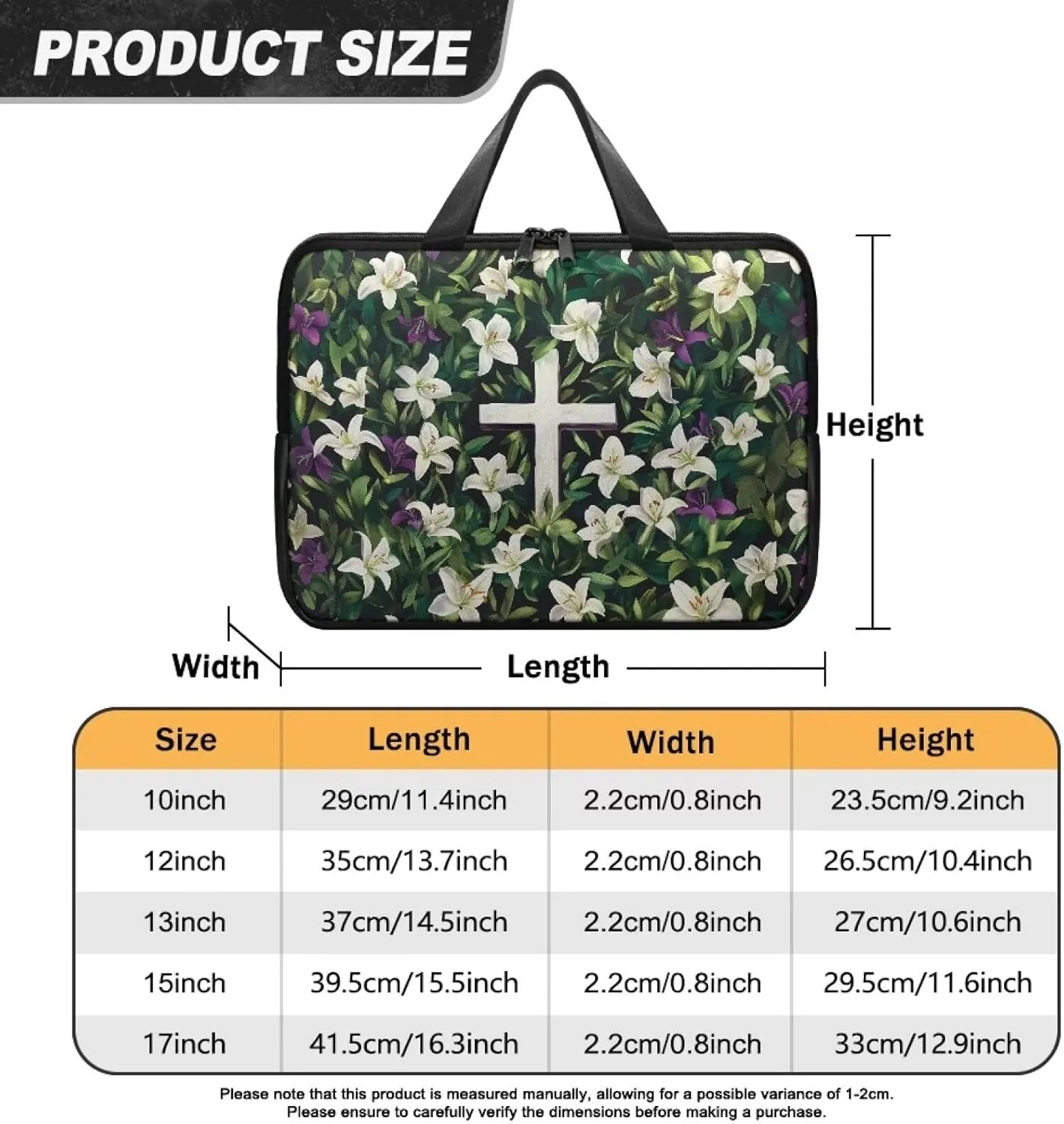 Water-Resistant Laptop Bag Leather Womens Laptop Carrying Case 10 12 13 15 17inch