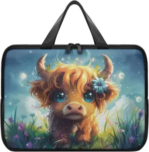 Water-Resistant Laptop Bag Leather Womens Laptop Carrying Case 10 12 13 15 17inch