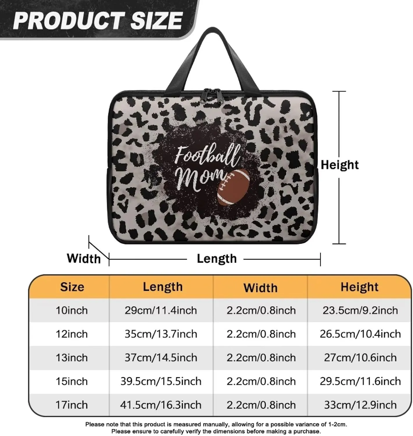 Water-Resistant Laptop Bag Leather Womens Laptop Carrying Case 10 12 13 15 17inch