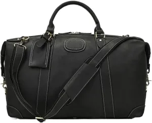Waterproof Vintage Leather Handmade Messenger Bags Large Carry On Bag Laptop For Business Travel Computer Office