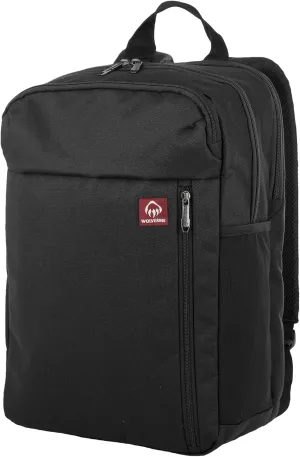 WOLVERINE Lightweight, Water Resistant Rugged Laptop Backpack for Travel or Work, Transit-Black, 30L