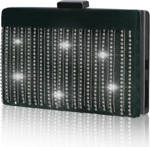 Women Rhinestone Evening Clutch Purses Diamond Handbag Weddings Formal Bag Party Sparkly Crystal Purse