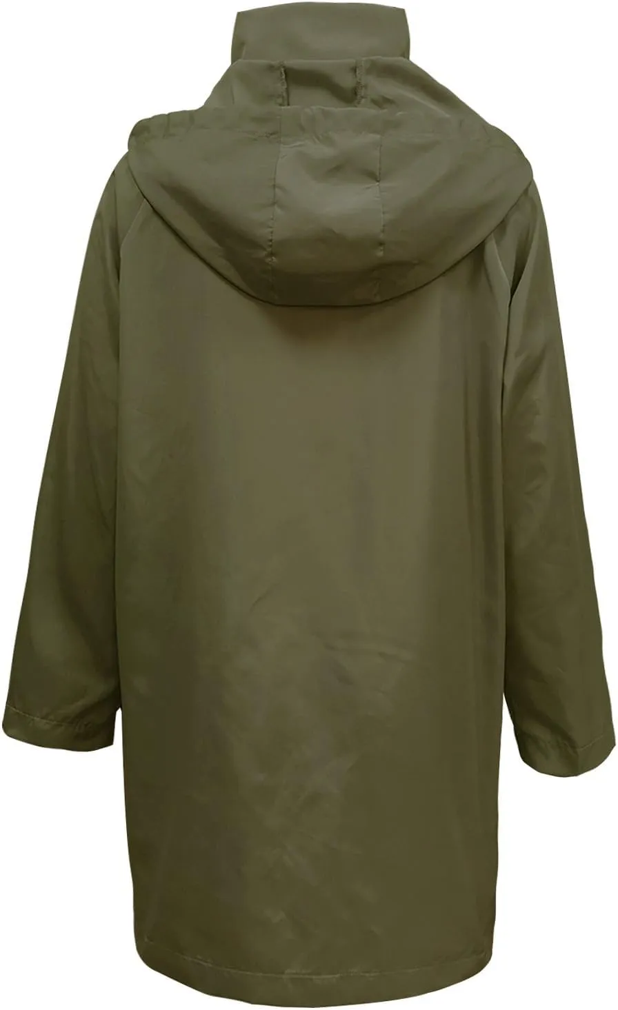 Women's Double Breasted Long Trench Coat 2024 Windproof Classic Lapel Windbreaker Jackets Stylish Loose Overcoat Outerwear