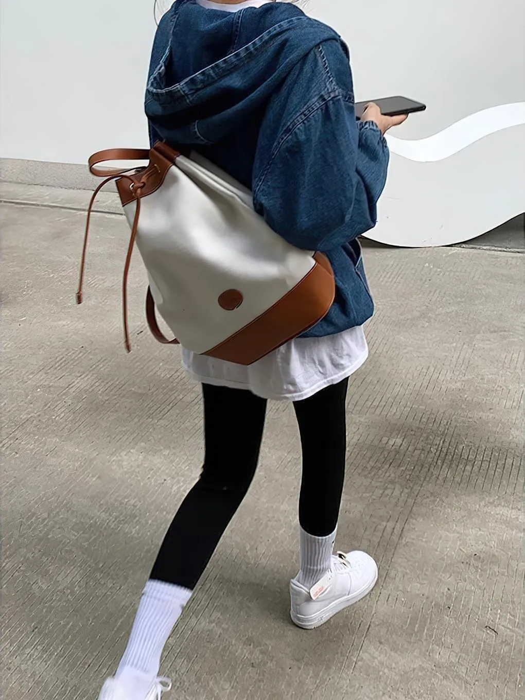 Women's Hooded 1/2 Button Down Denim Jacket Casual Boyfriend Style Jean Pullover Sweatshirt Top