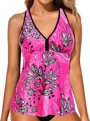 Women's Racerback Swim Tops - Flowy, Modest Bathing Suit Tops No Bottom