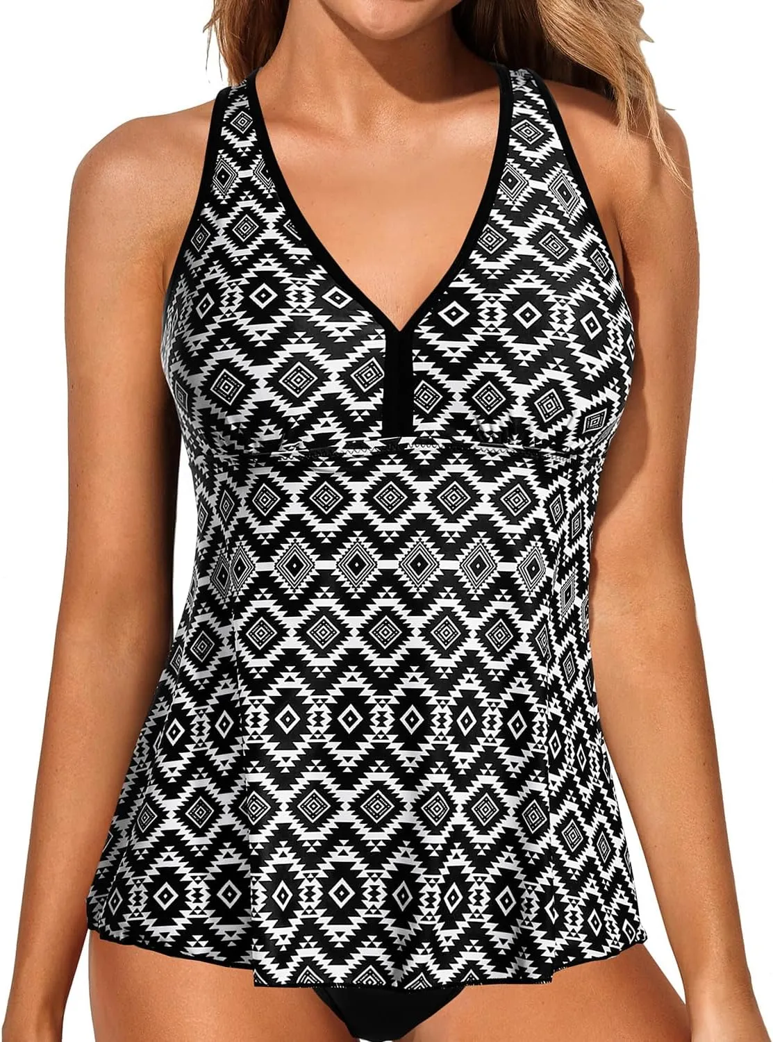Women's Racerback Swim Tops - Flowy, Modest Bathing Suit Tops No Bottom