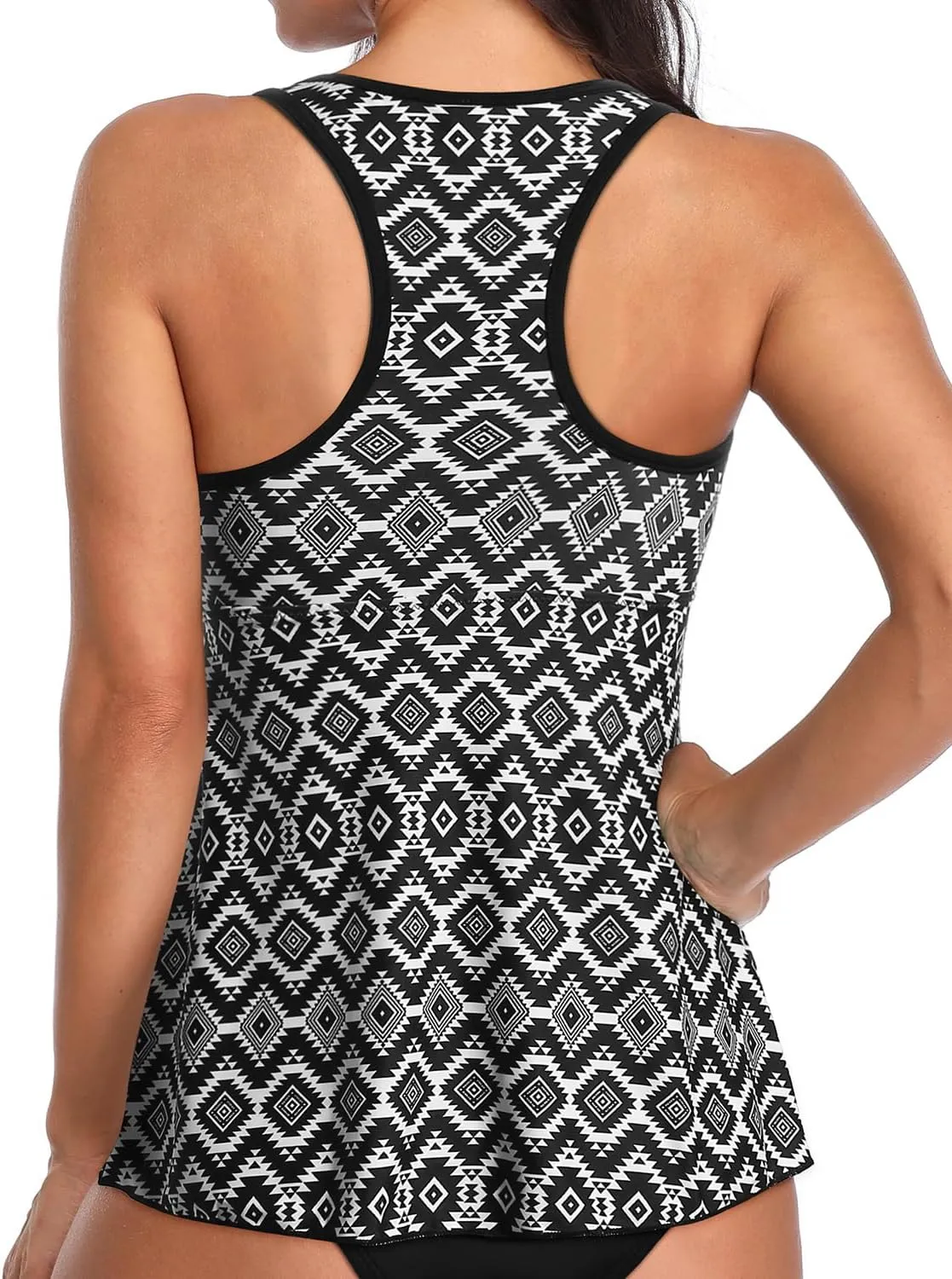 Women's Racerback Swim Tops - Flowy, Modest Bathing Suit Tops No Bottom