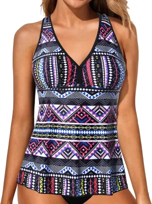 Women's Racerback Swim Tops - Flowy, Modest Bathing Suit Tops No Bottom