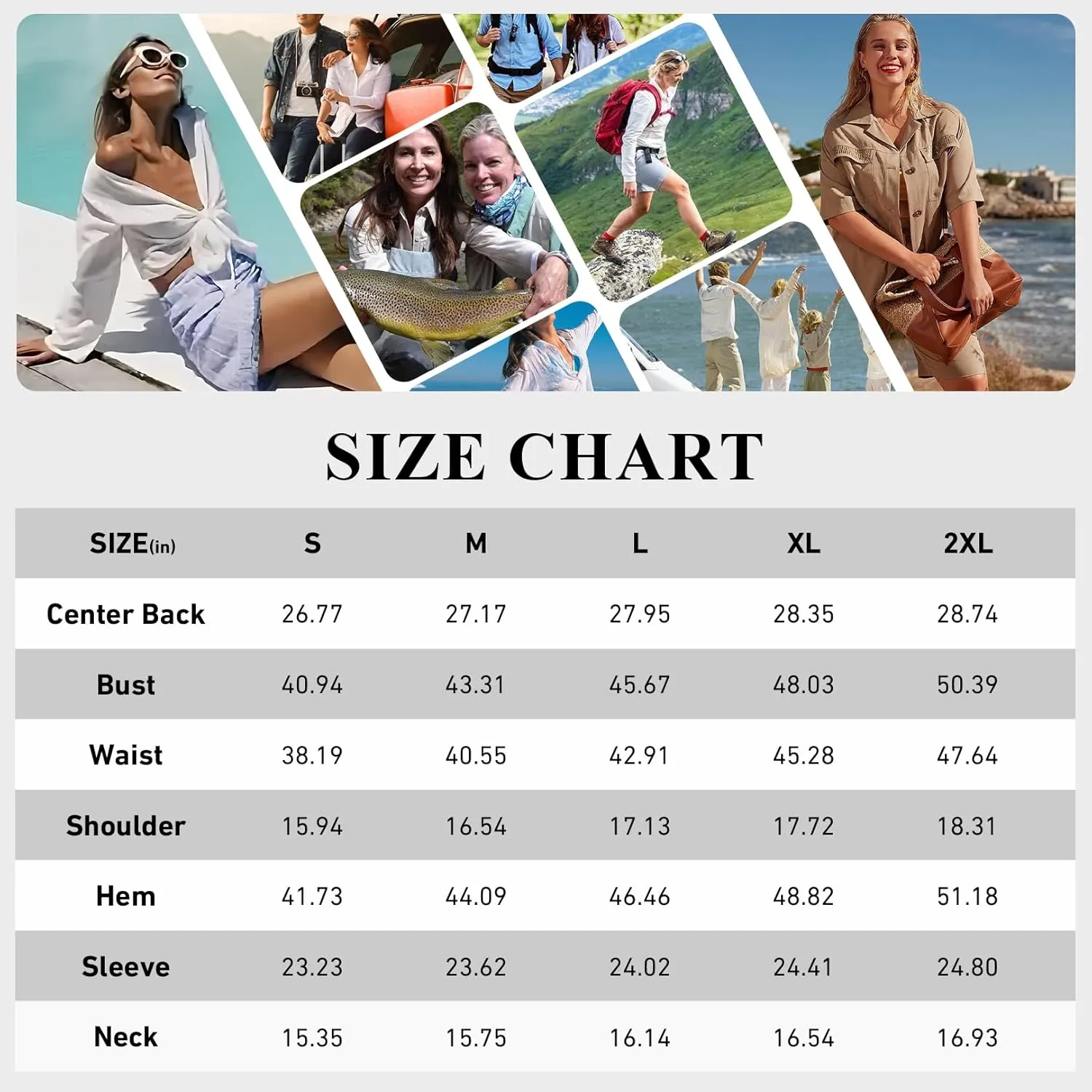 Women's UPF 50  UV Sun Protection Safari Shirts Outdoor Long Sleeve Quick Dry Cool Lightweight Fishing Hiking Travel Shirts