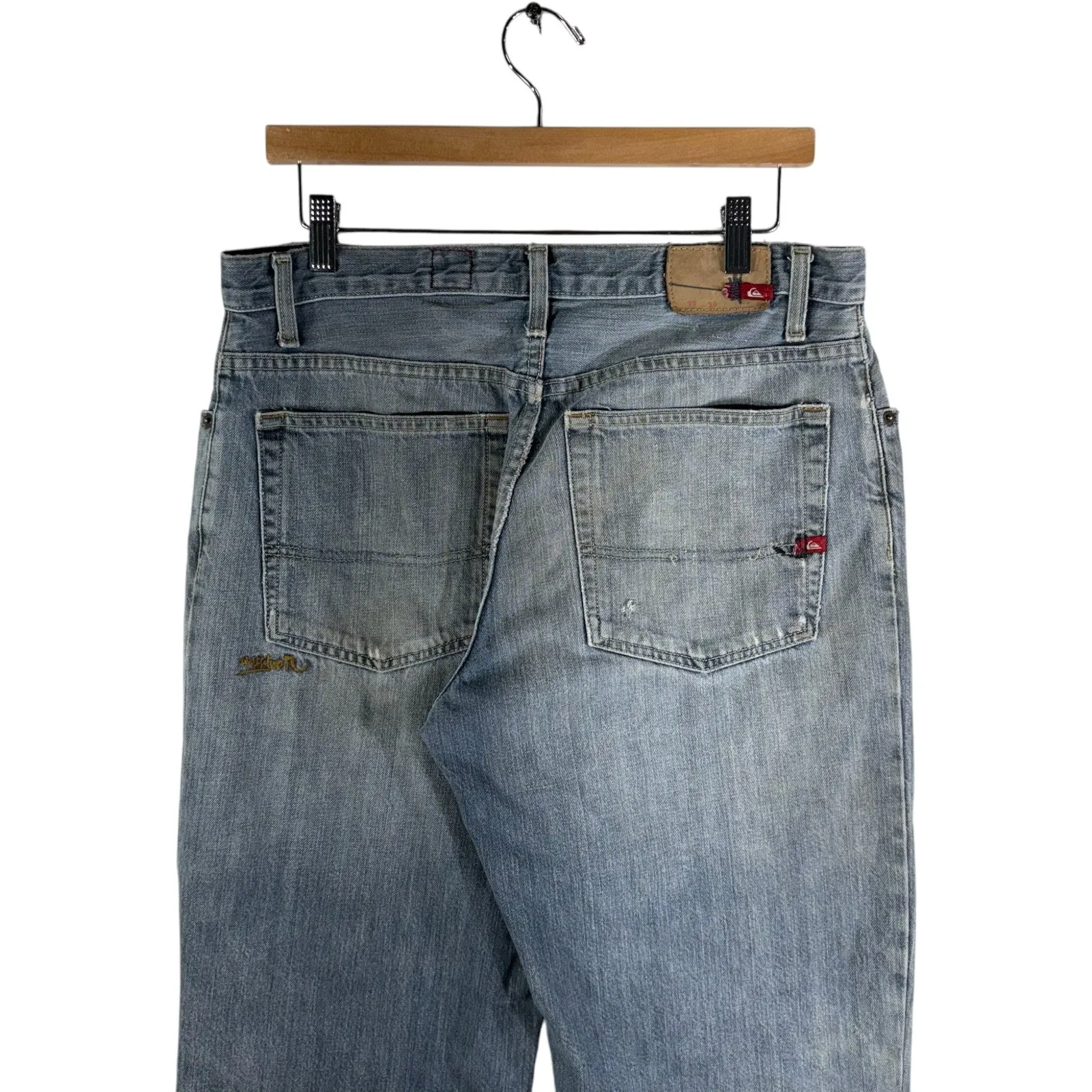 Y2K Quicksilver Straight Leg Denim Jeans 34x27
