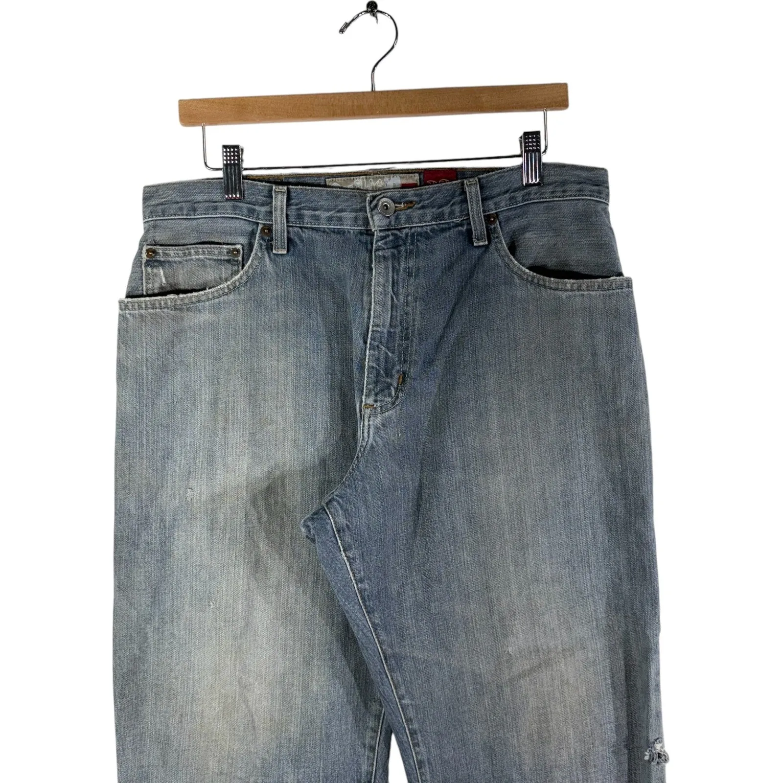 Y2K Quicksilver Straight Leg Denim Jeans 34x27