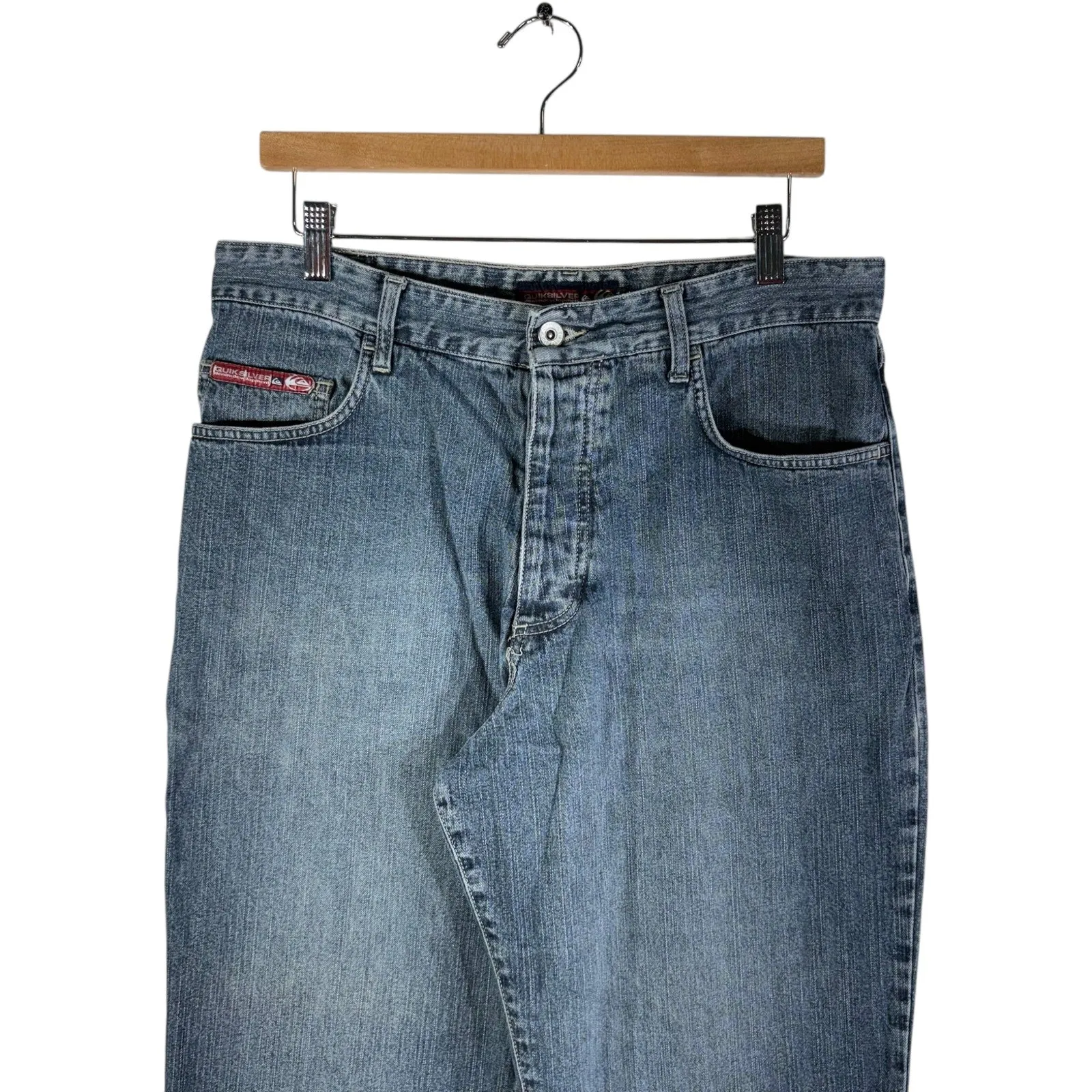 Y2K Quicksilver Straight Leg Denim Jeans 34x30
