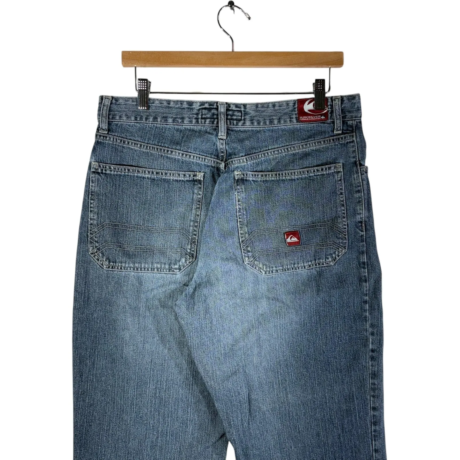 Y2K Quicksilver Straight Leg Denim Jeans 34x30