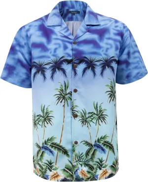 Year In Year Out Mens Hawaiian Shirt Regular Fit Hawaiian Shirts for Men with Quick to Dry Effect