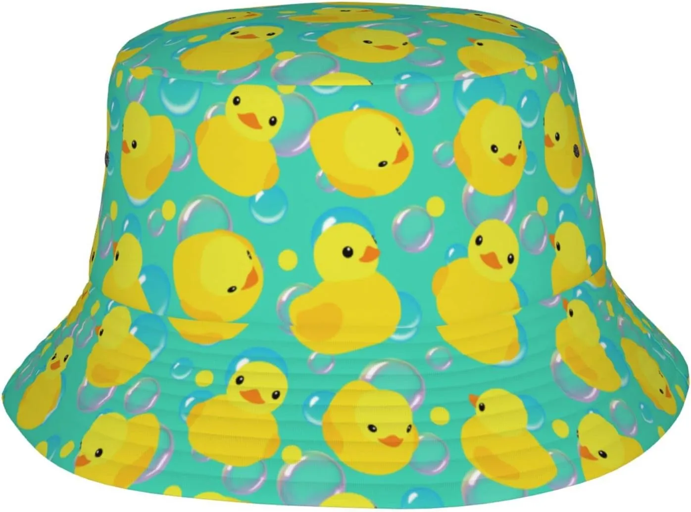 Yellow Rubber Ducks Sun Hat Packable Outdoor Fisherman Cap Summer Bucket Hat Beach for Men Women