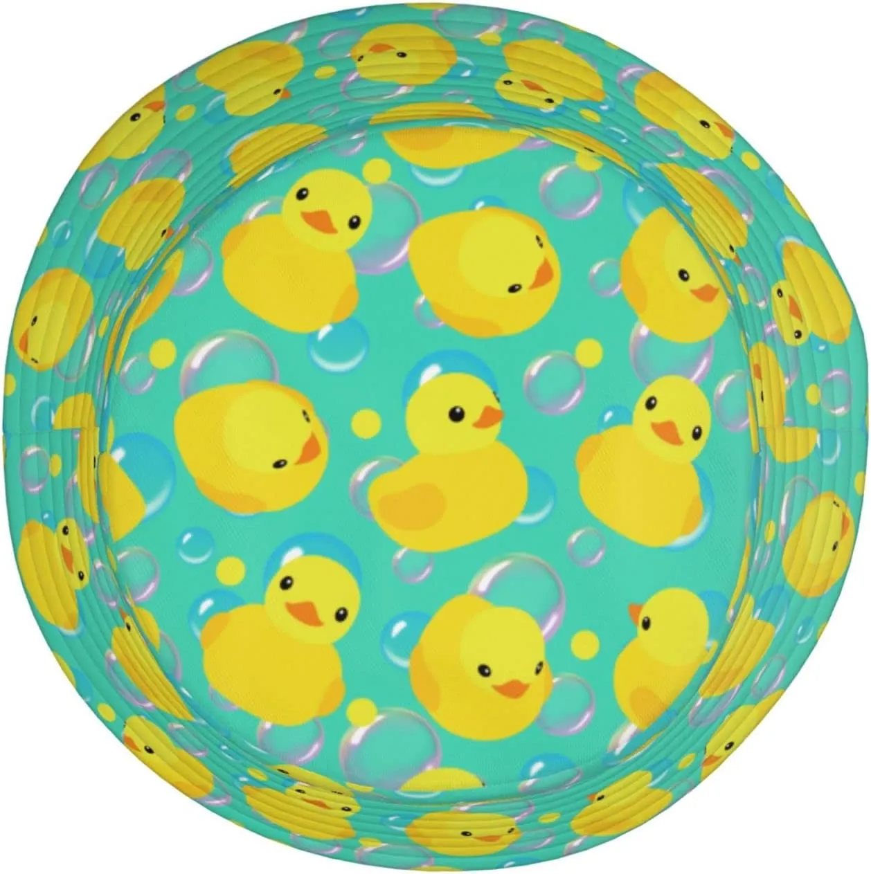 Yellow Rubber Ducks Sun Hat Packable Outdoor Fisherman Cap Summer Bucket Hat Beach for Men Women