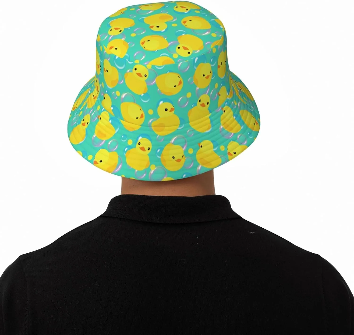 Yellow Rubber Ducks Sun Hat Packable Outdoor Fisherman Cap Summer Bucket Hat Beach for Men Women