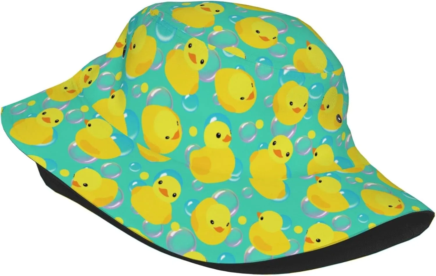 Yellow Rubber Ducks Sun Hat Packable Outdoor Fisherman Cap Summer Bucket Hat Beach for Men Women