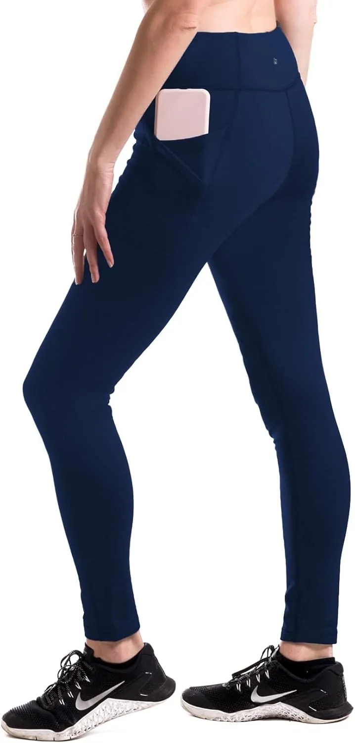 Yogipace,Women's 25"/28"/31"/34"/36" Water Resistant Thick Thermal Fleece Lined Leggings