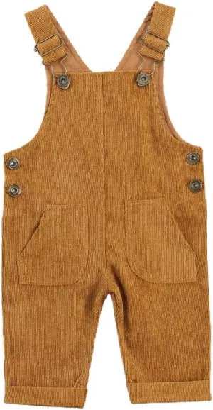 YOKJZJD Newborn Infant Baby Boy Girl Fall Winter Suspender Pants Overalls Corduroy Bib Pants Trousers with Pockets