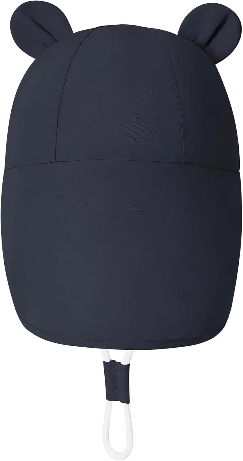 Zando Baby Sun Hat with Neck Flap UPF50  Sun Protection Hats for Babies Toddlers Infant Sun Hat for Baby Beach Swim 0-4
