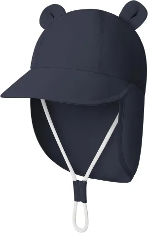 Zando Baby Sun Hat with Neck Flap UPF50  Sun Protection Hats for Babies Toddlers Infant Sun Hat for Baby Beach Swim 0-4