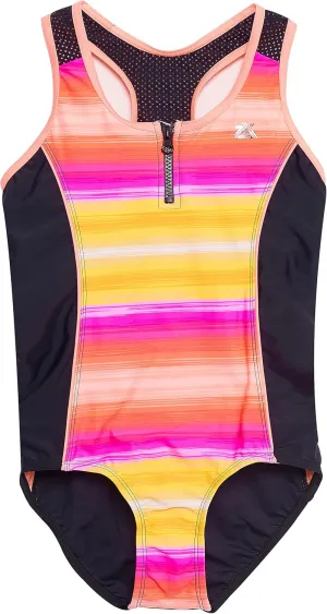 ZeroXposur Big Girls Swimsuit - Girls' One Piece Bathing Suit
