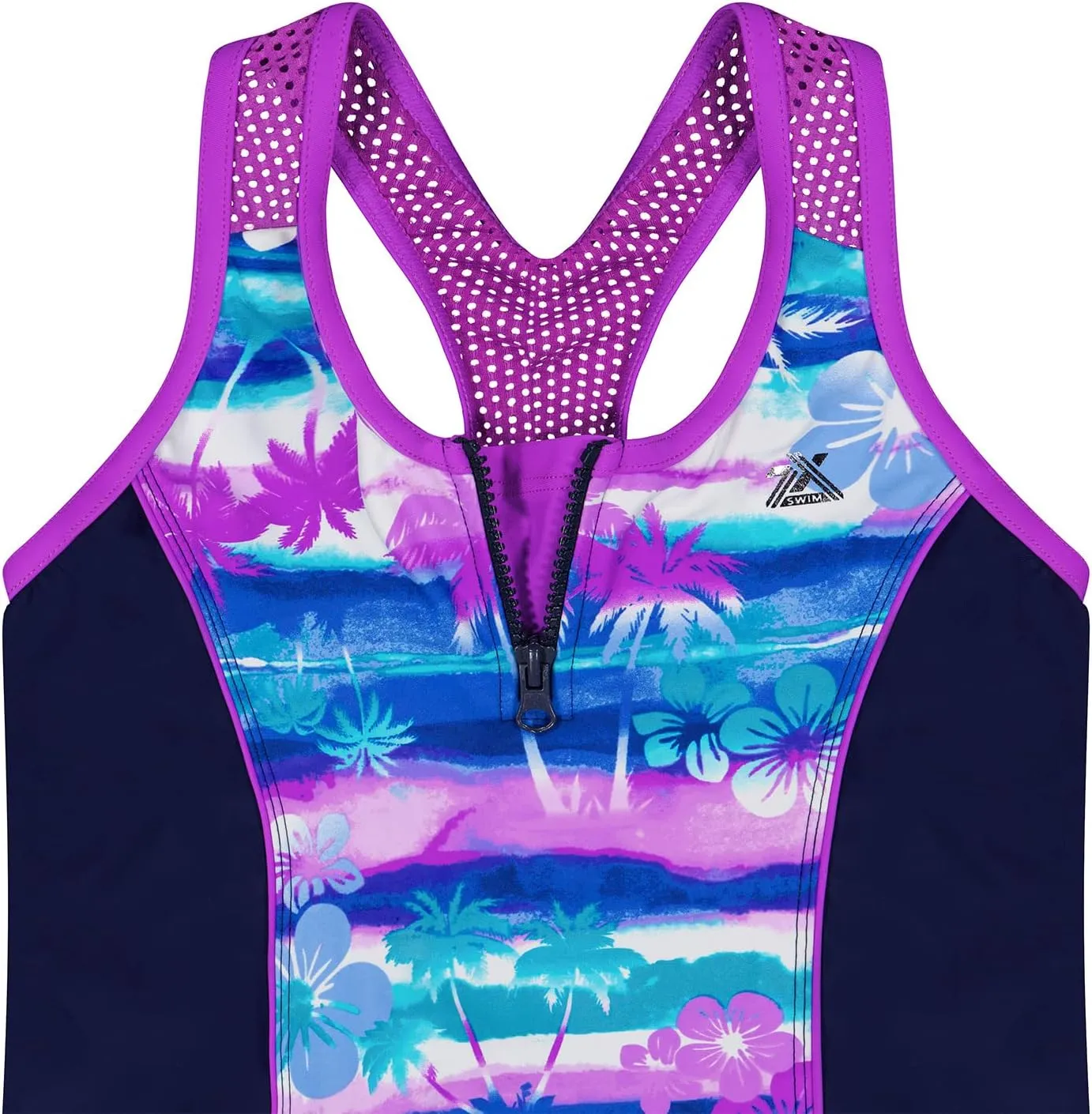 ZeroXposur Big Girls Swimsuit - Girls' One Piece Bathing Suit