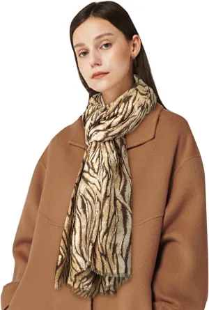 zhxinashu Boho Scarf for Women Soft Elegant Shawl Wraps Scarves with Bracelet Earrings