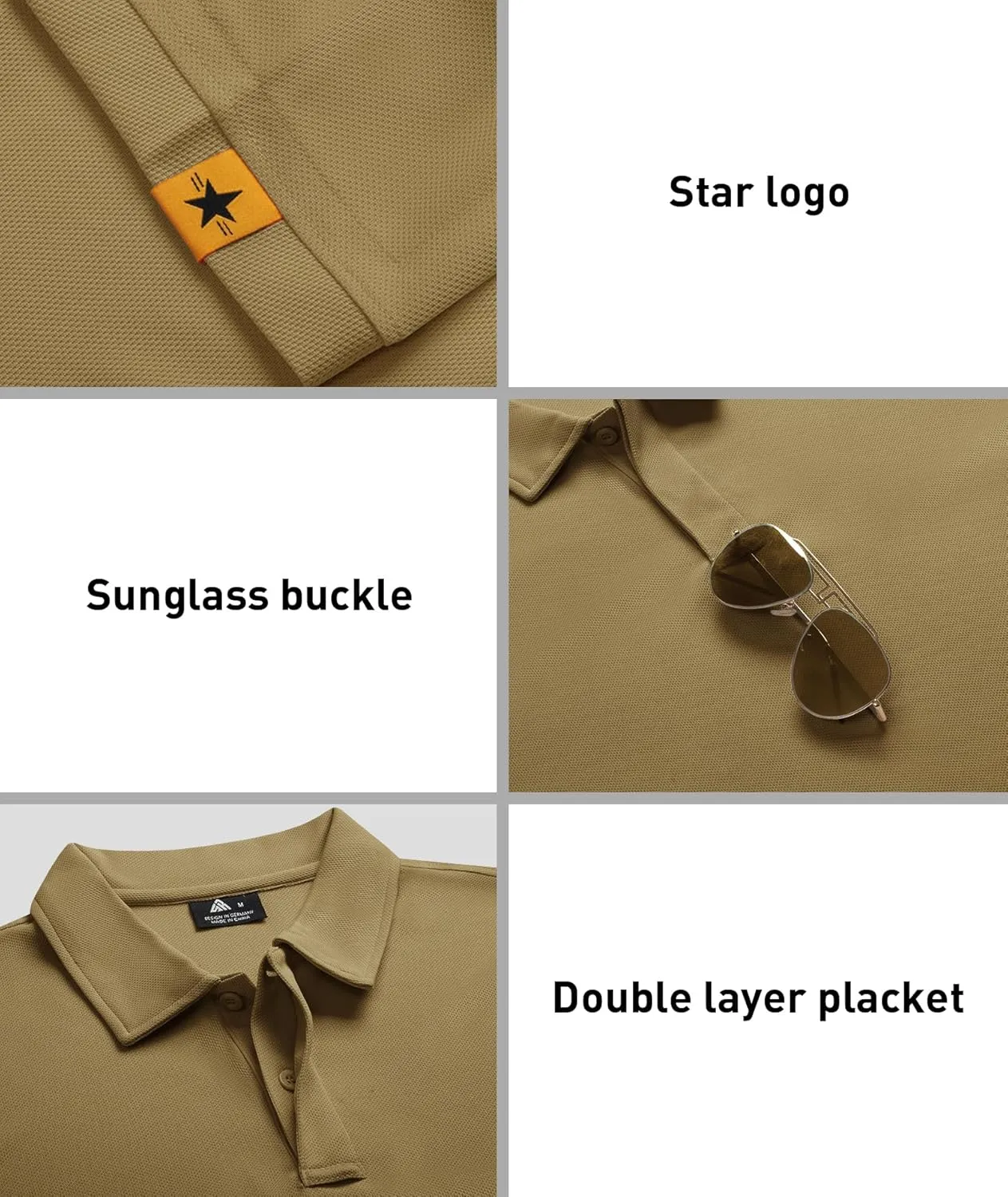 ZITY 3 Pack Mens Polo Shirt Short Sleeve Sports Performance Business Casual Golf Shirts for Men Collared Tactical T-Shirts